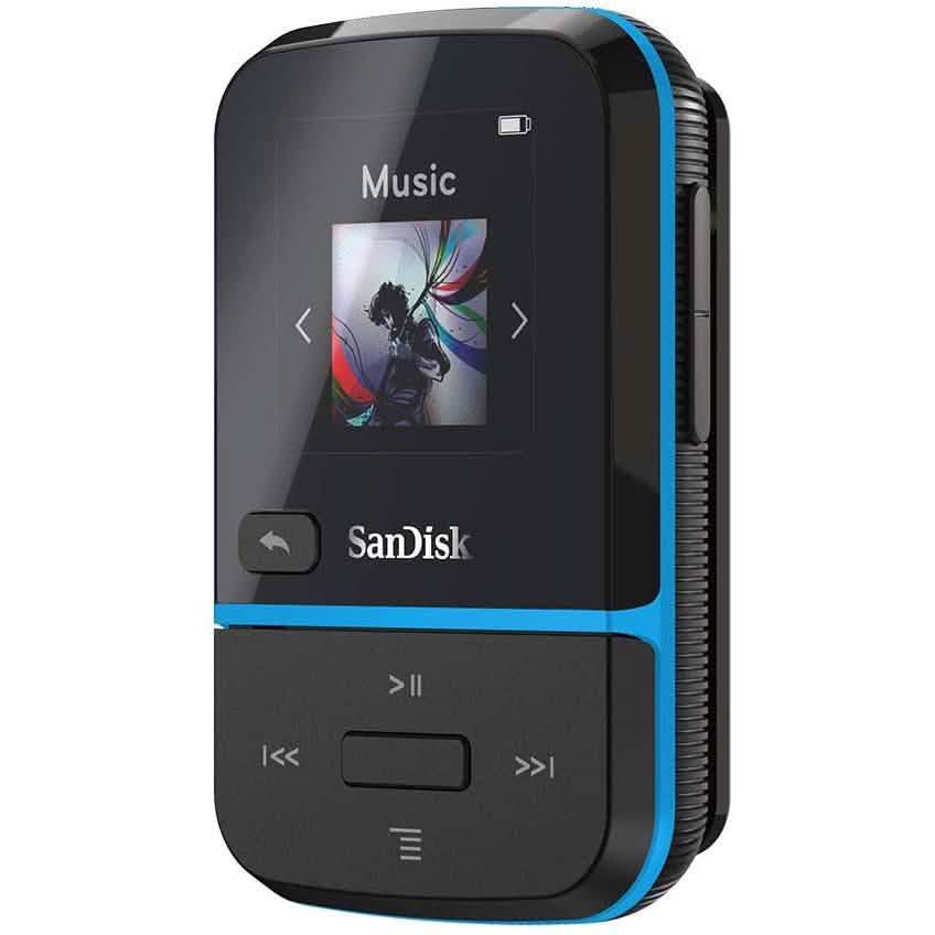 SanDisk 32GB Clip Sport Go MP3 Player Gadgets & Accessories - DailySale