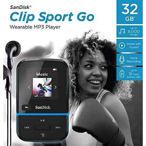 SanDisk 32GB Clip Sport Go MP3 Player Gadgets & Accessories - DailySale