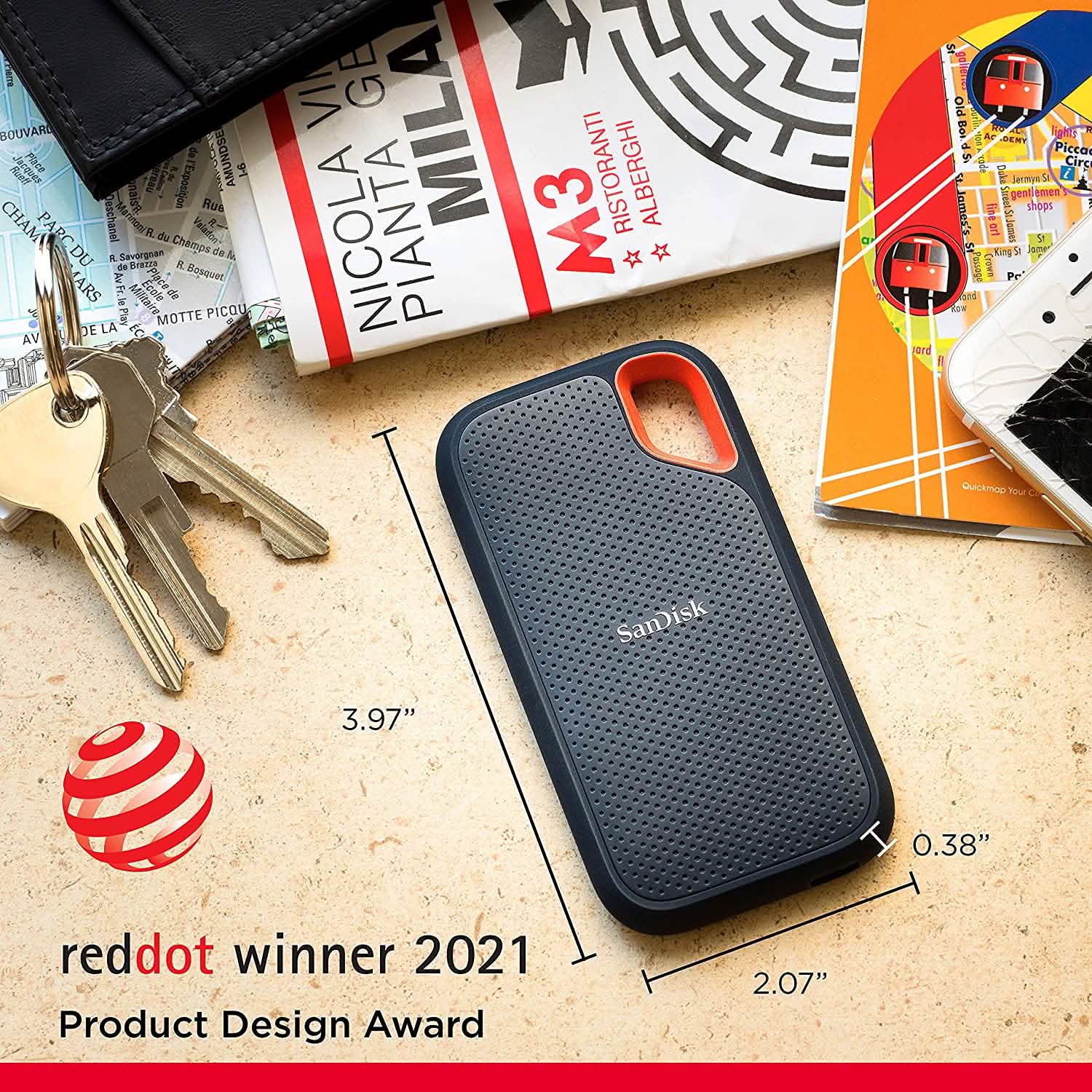 SanDisk 4TB Extreme Portable SSD - Up to 1050MB/s Computer Accessories - DailySale