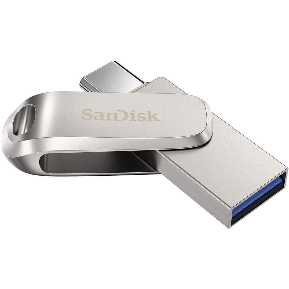 SanDisk 512GB Ultra Dual Drive Luxe USB 3.1 Flash Drive (USB Type-C / Type-A) (Refurbished) Computer Accessories - DailySale