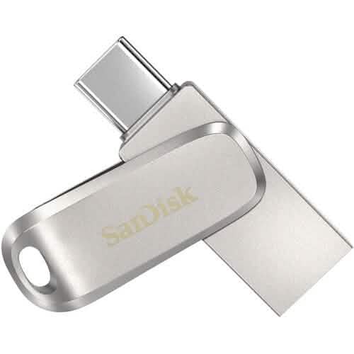 SanDisk 512GB Ultra Dual Drive Luxe USB 3.1 Flash Drive (USB Type-C / Type-A) (Refurbished) Computer Accessories - DailySale