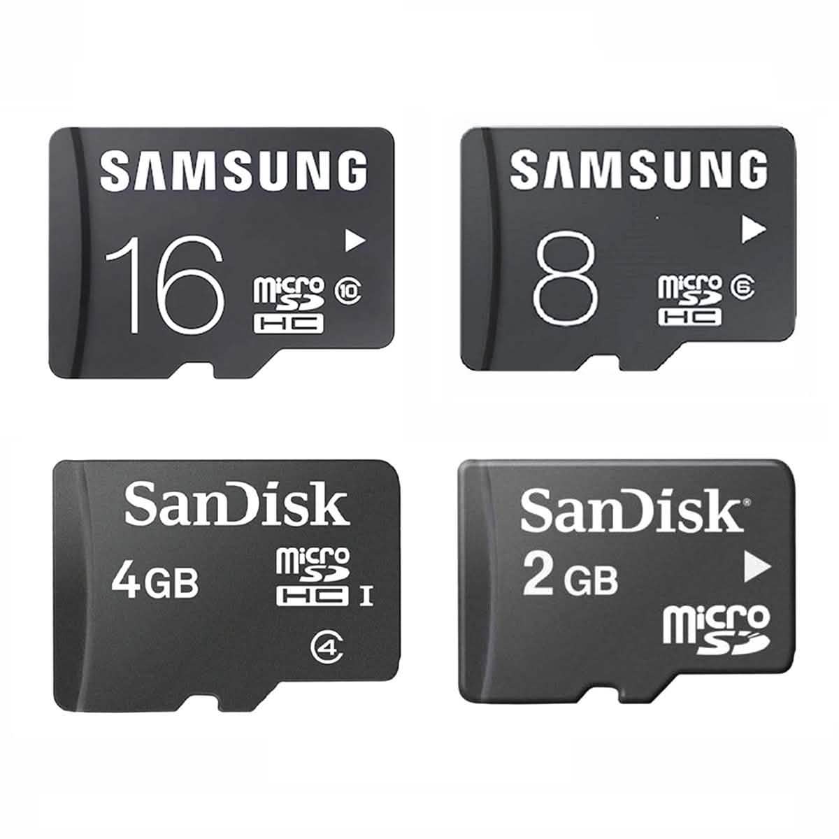 Sandisk or Samsung microSD Memory Card Adapter Included - Assorted Sizes Gadgets & Accessories - DailySale