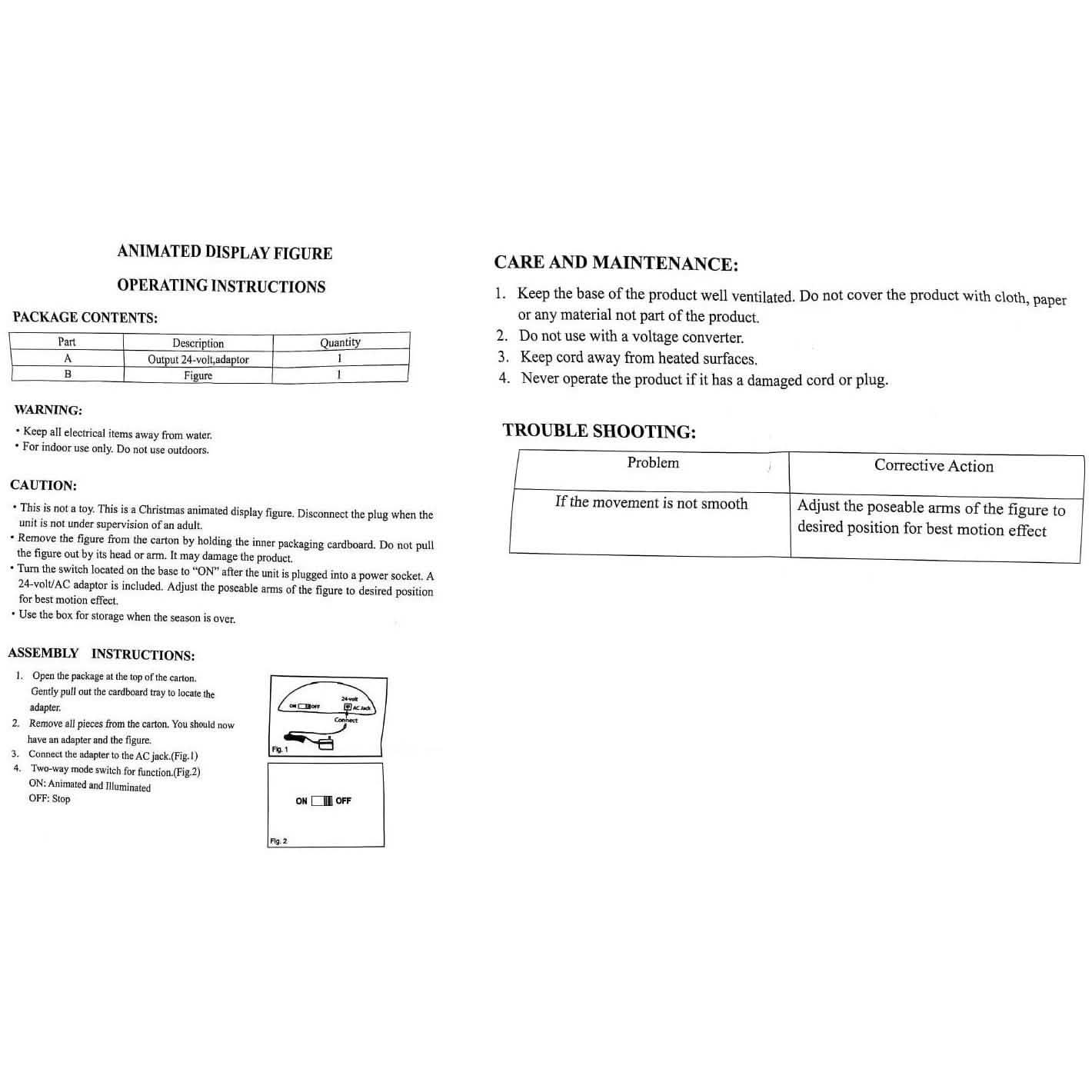 Santa's Workshop Collection 24" Animated Christmas Holiday Figurines Holiday Decor & Apparel - DailySale