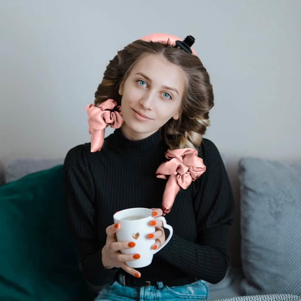 Satin Heatless Hair Curler Beauty & Personal Care - DailySale