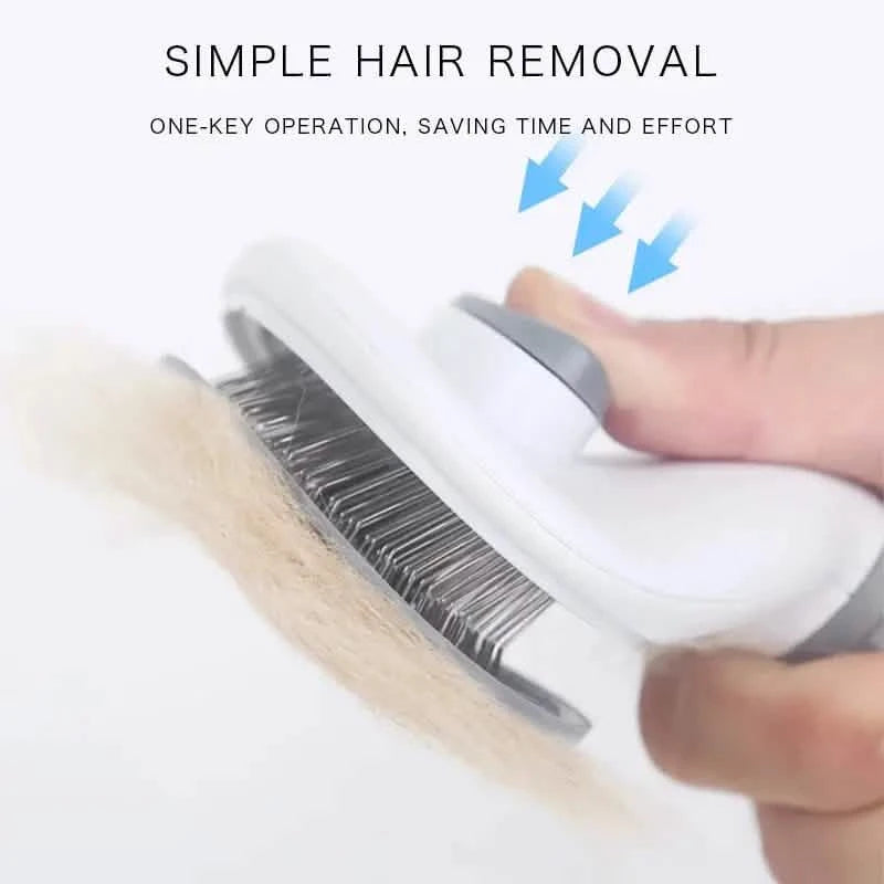 Self Cleaning Slicker Brush Suitable for Pets with Long or Short Hair Pet Supplies - DailySale
