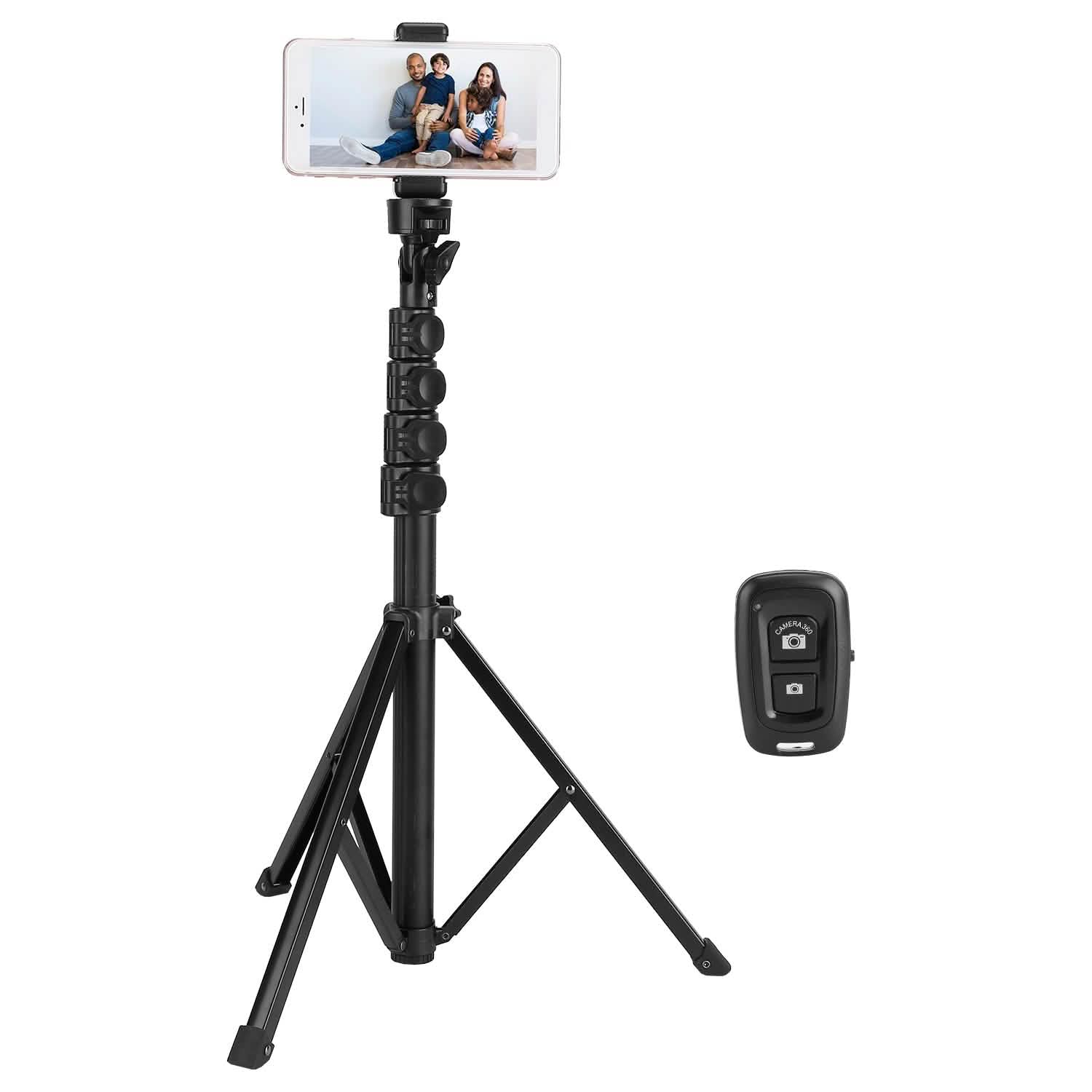 Selfie Stick Tripod Wireless Desktop Phone Tripod Stand Mobile Accessories - DailySale
