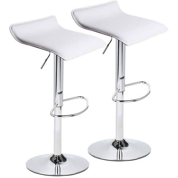 Set of 2: Adjustable Swivel Barstools Furniture & Decor - DailySale