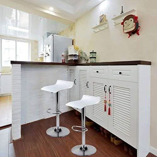 Set of 2: Adjustable Swivel Barstools Furniture & Decor - DailySale