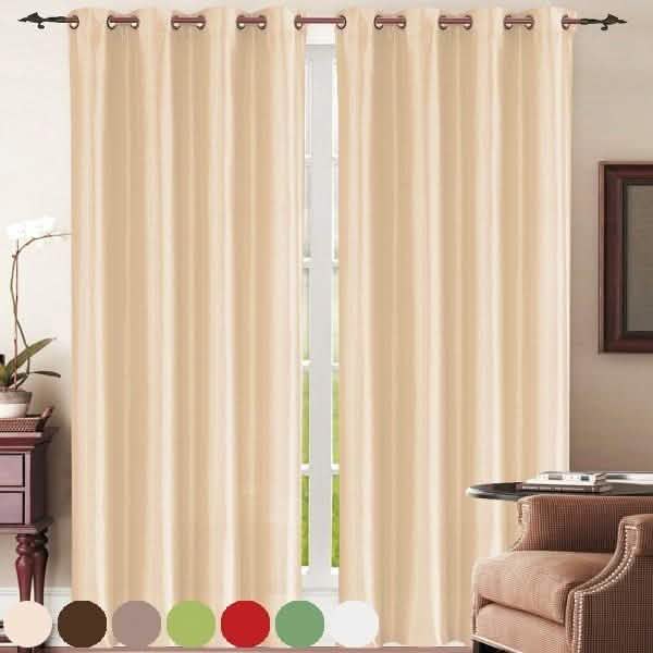 Set of 2: Grommet Curtain Panels - Assorted Colors Furniture & Decor - DailySale