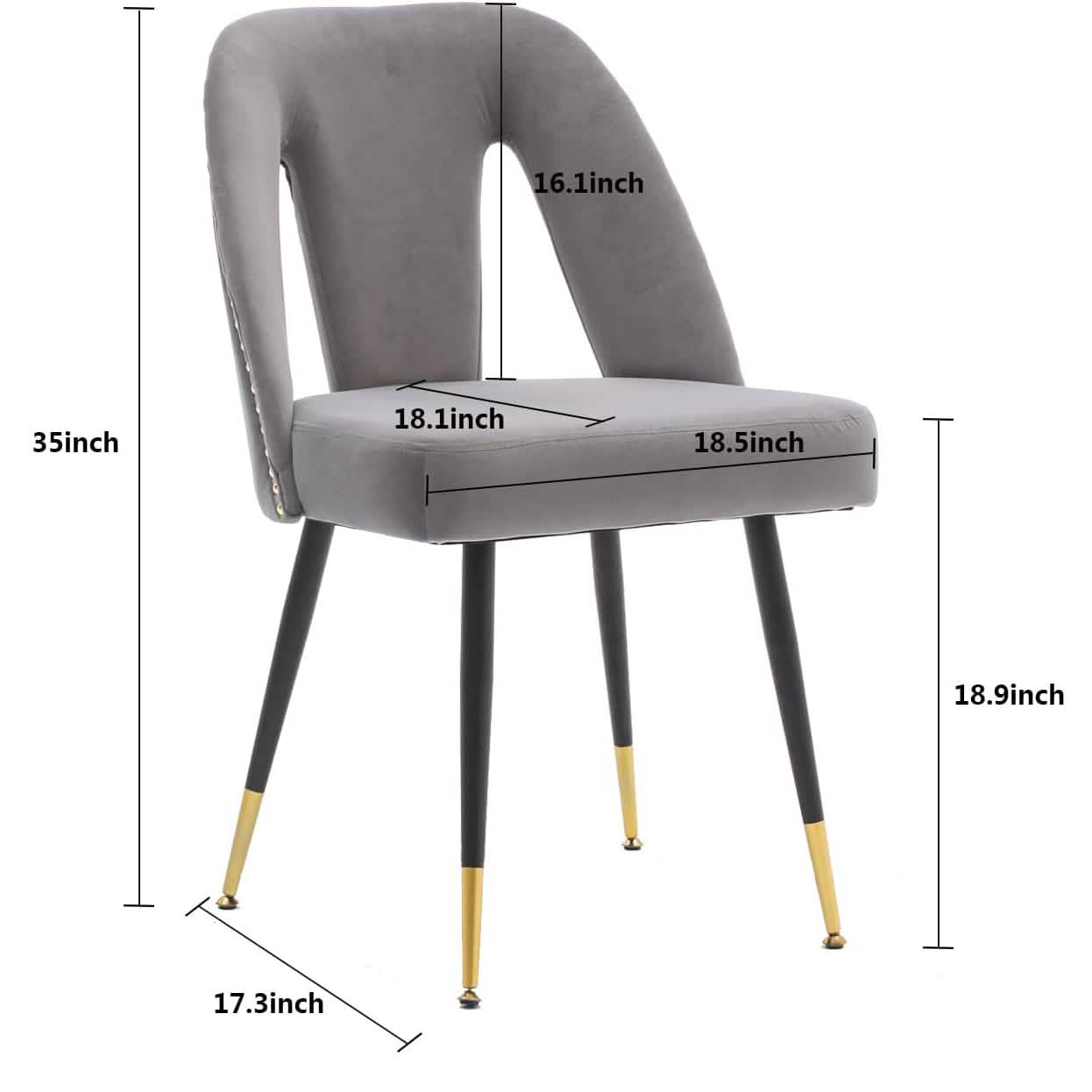 Set of 2: Modern Dining Chairs Furniture & Decor - DailySale