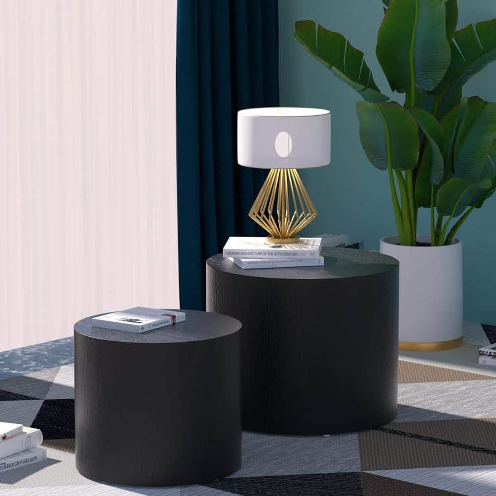 Set of 2: Nesting Coffee Table Furniture & Decor - DailySale