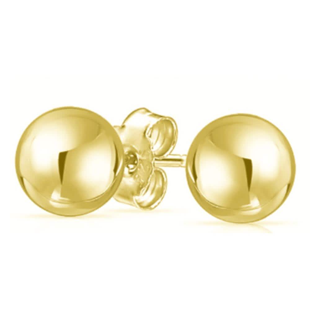 Set Of 3 Sterling Silver Ball Studs Jewelry - DailySale