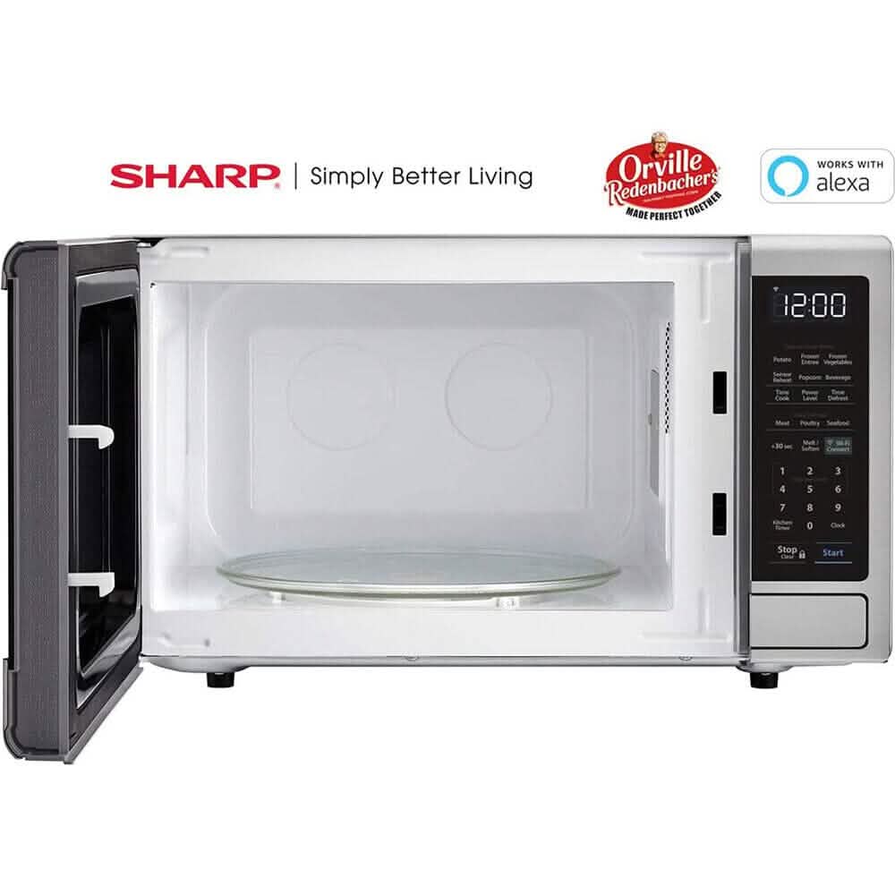 Sharp 1.4-Cu. Ft. Countertop Microwave with Alexa-Enabled Controls Kitchen Appliances - DailySale