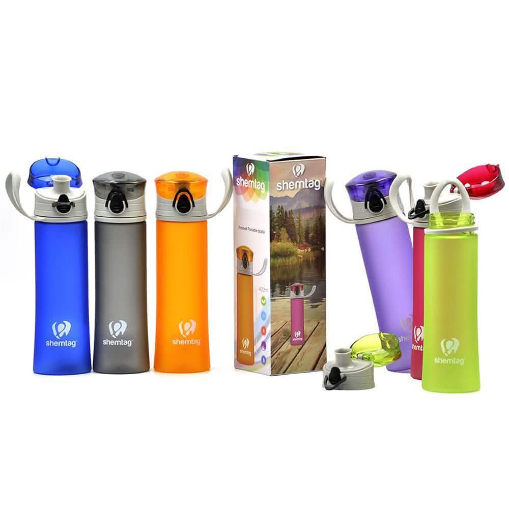 Shemtag Frosted Water Bottle 400ml Sports & Outdoors - DailySale
