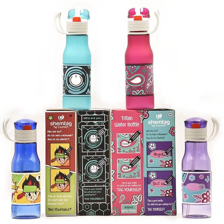 Shemtag Personalized Tritan Frosted Water Bottle Sports & Outdoors - DailySale