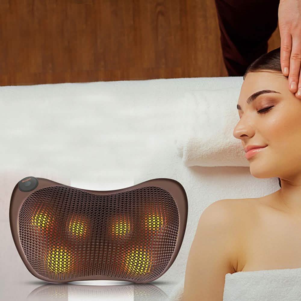 Shiatsu Massage Pillow with Heat Wellness & Fitness - DailySale