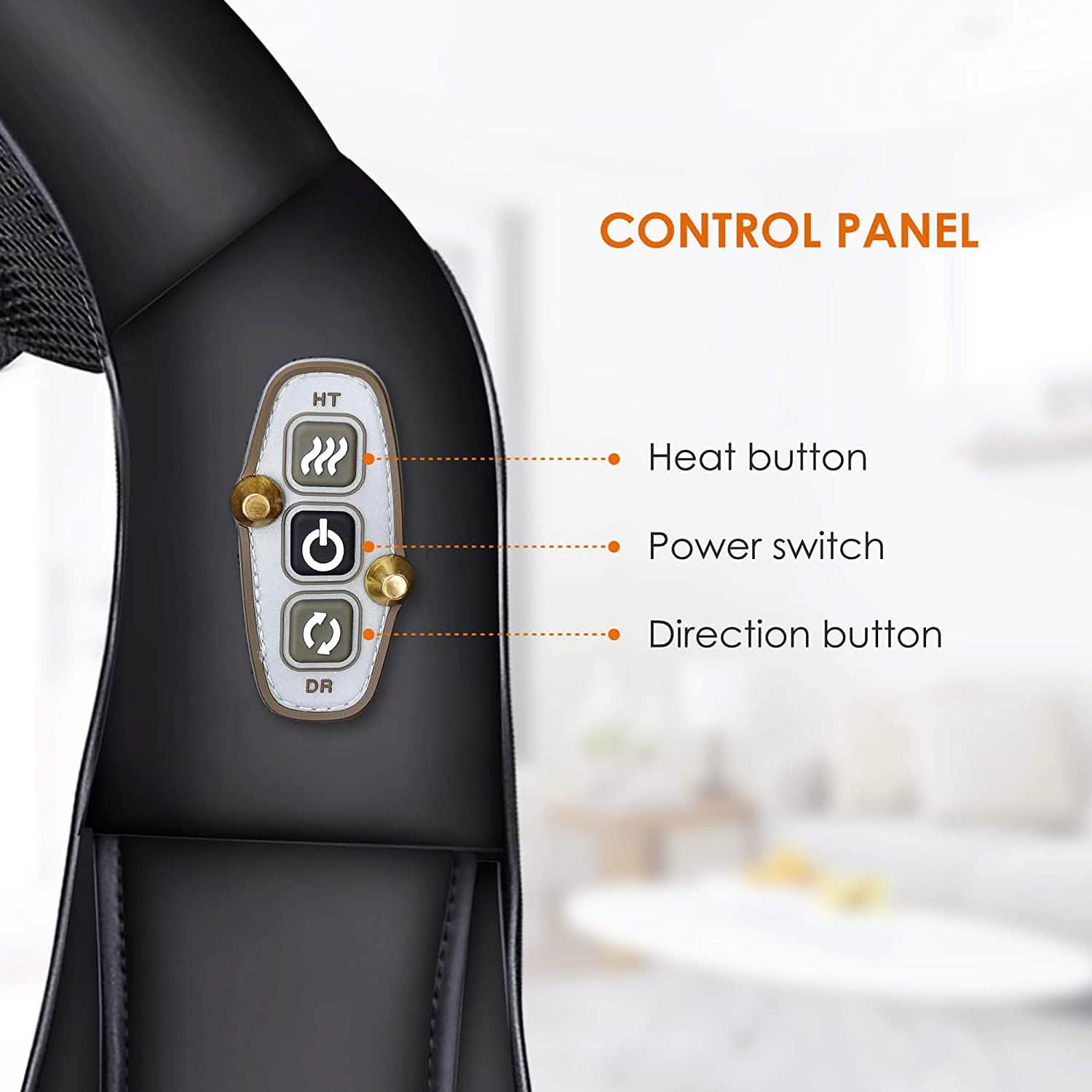 Shiatsu Neck and Shoulder Massager - 4D Back Massager with Heat Wellness - DailySale