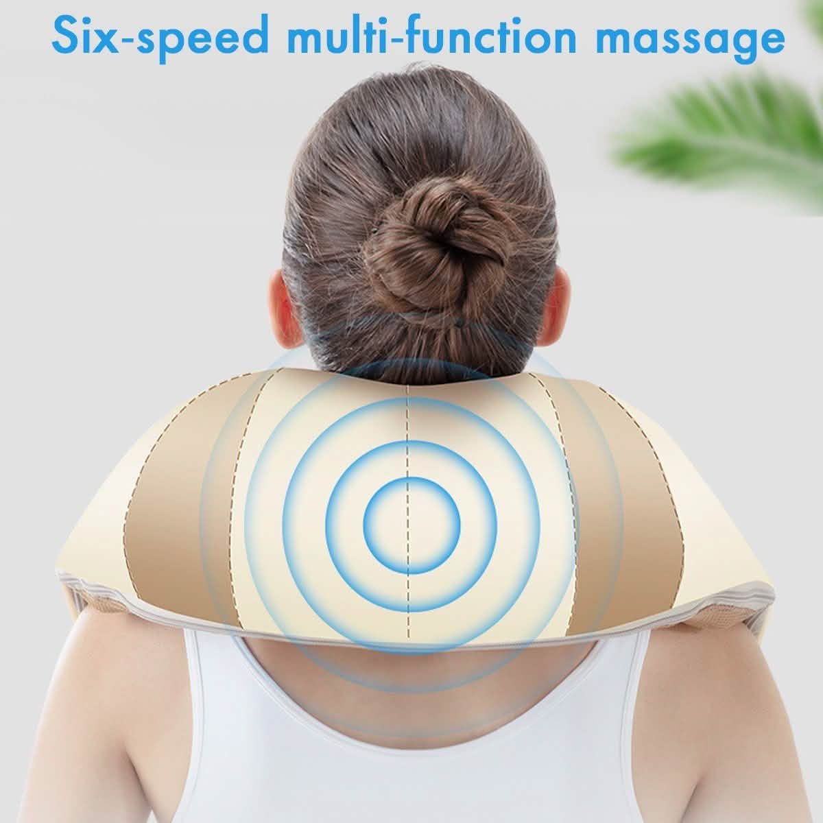 Shiatsu Neck Back Massager Shoulder Massager with Heat Wellness - DailySale