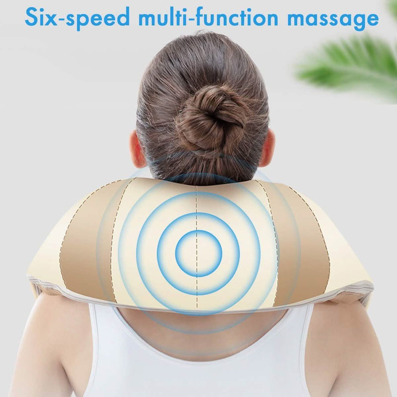 Shiatsu Neck Back Massager Shoulder Massager with Heat Wellness - DailySale