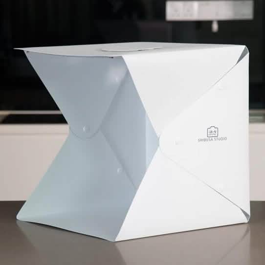 Shibusa Folding Photo Studio Kit Box with 2 LED Light Strips Everything Else - DailySale