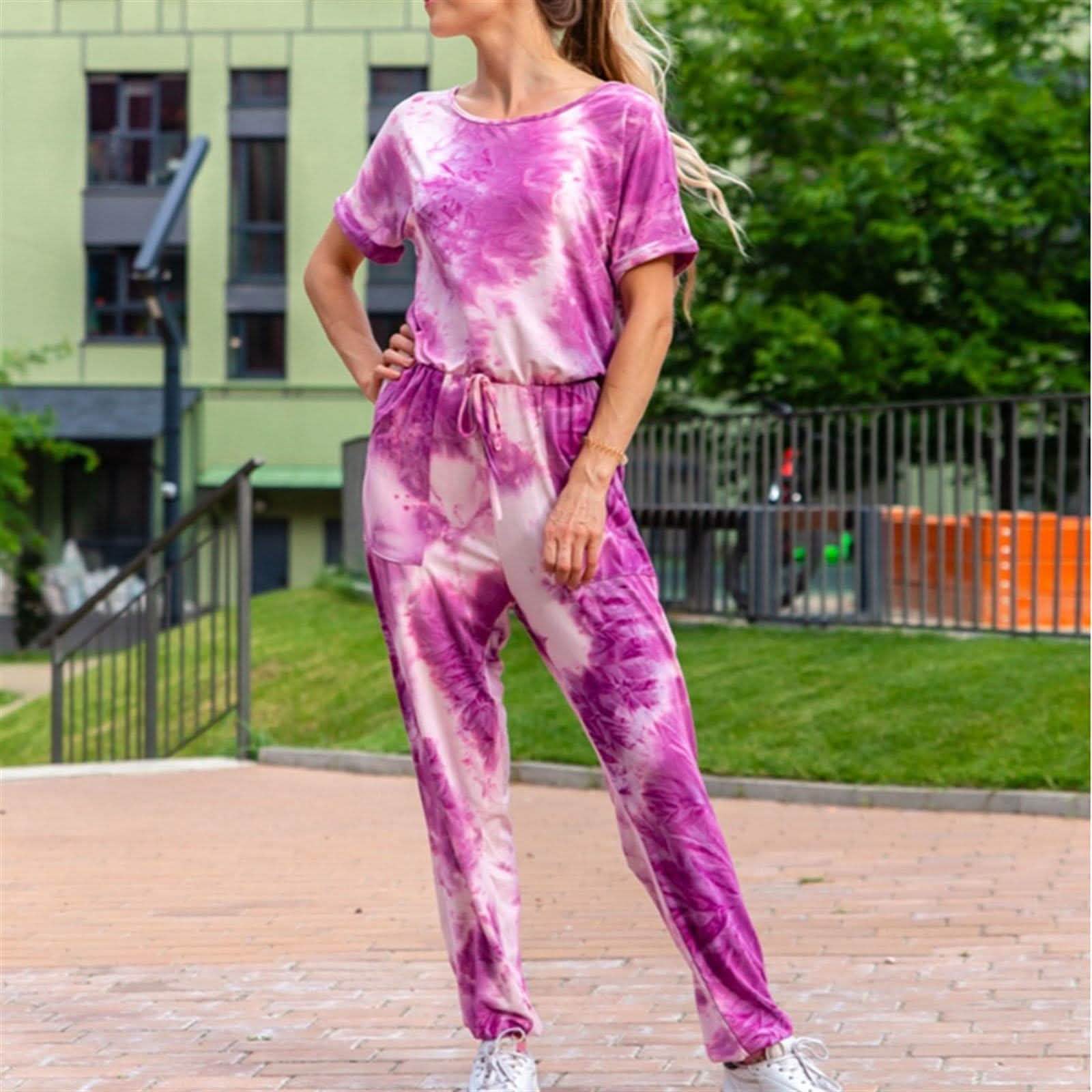 Short Sleeve Jumpsuit Women's Clothing - DailySale