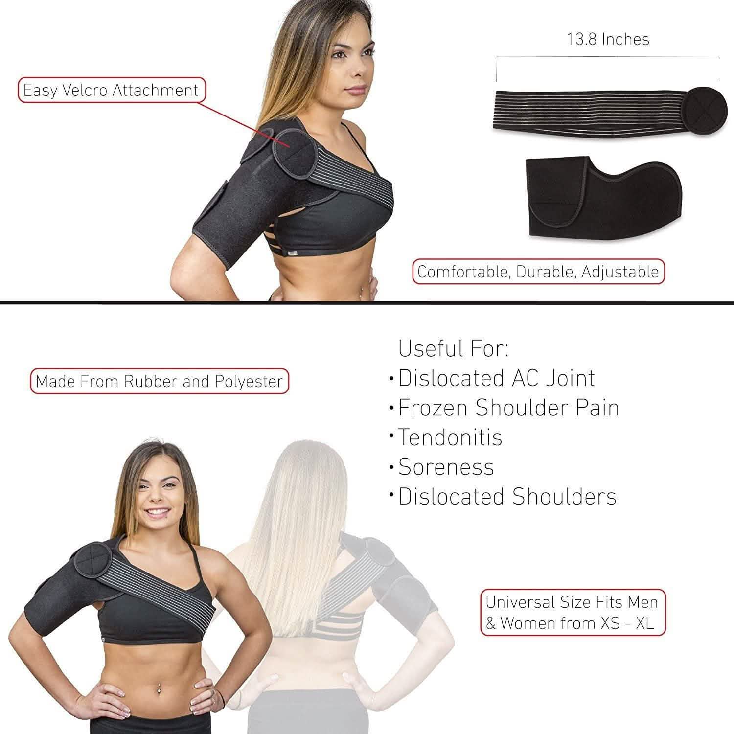 Shoulder Support Brace - Rotator Cuff Support Wellness - DailySale