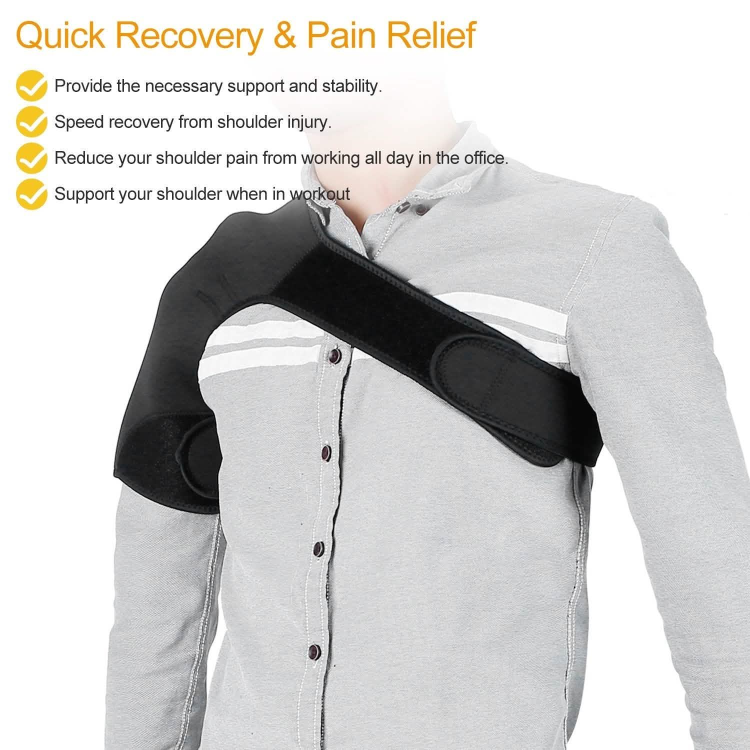 Shoulder Support Brace Rotator Cuff Wellness - DailySale