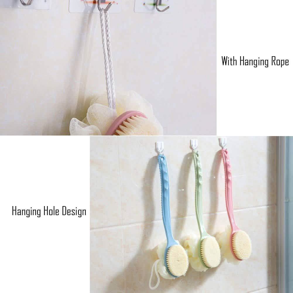 Shower Body Brush with Bristles and Loofah Bath - DailySale