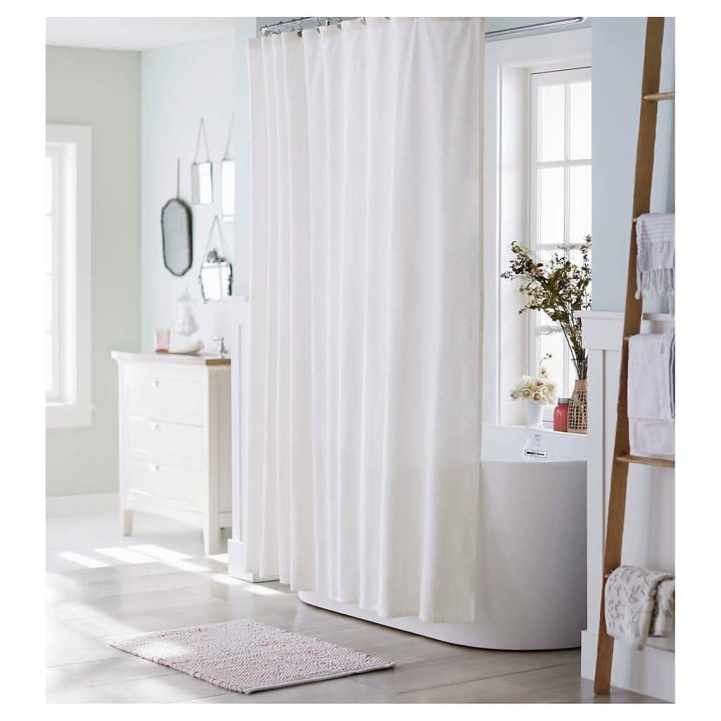 Shower Curtains Mould Proof Resistant Washable Curtain Liner Bath - DailySale