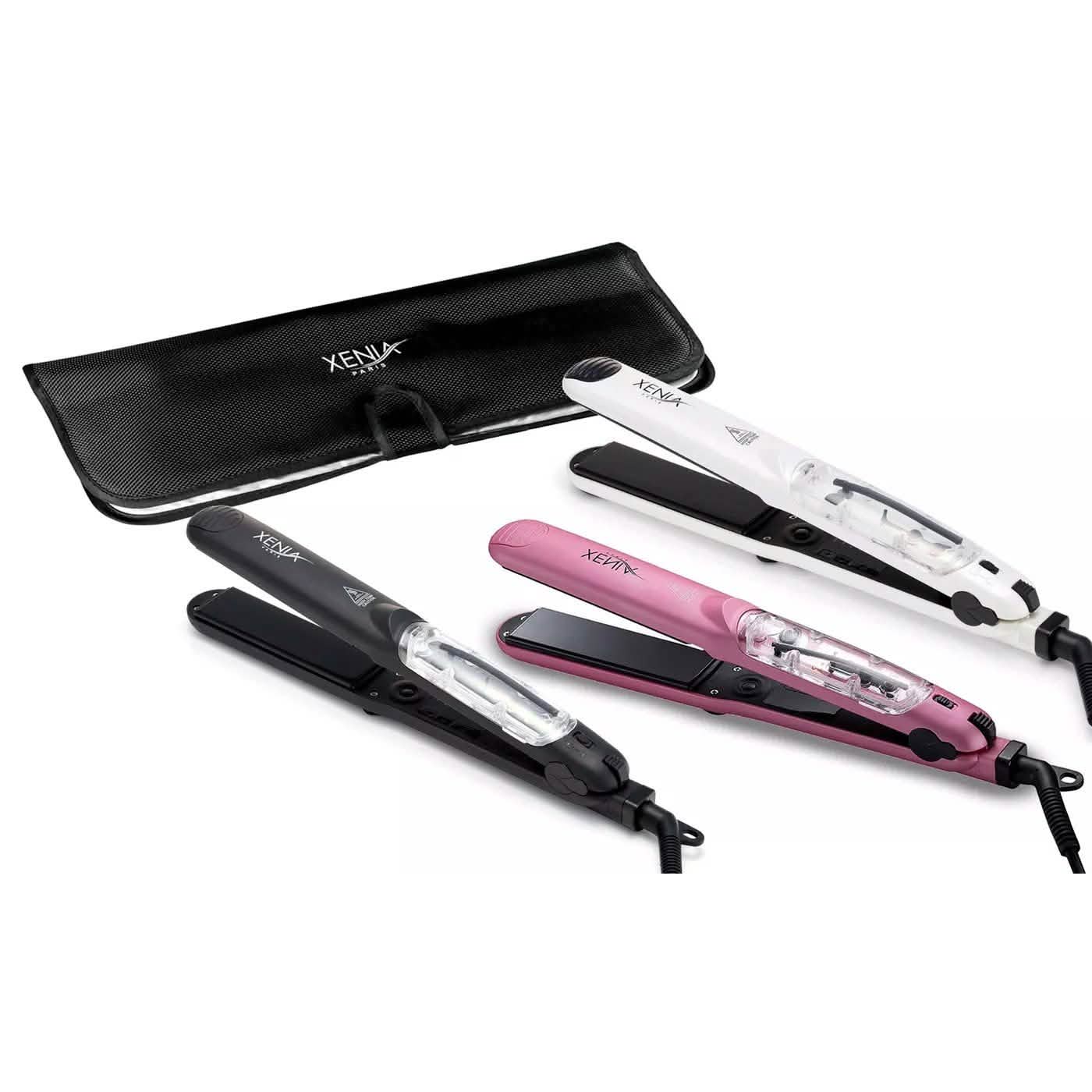 Silk Steam 1.25" Ceramic Steamer Flat Iron with Protective Heat Station Mat Beauty & Personal Care - DailySale