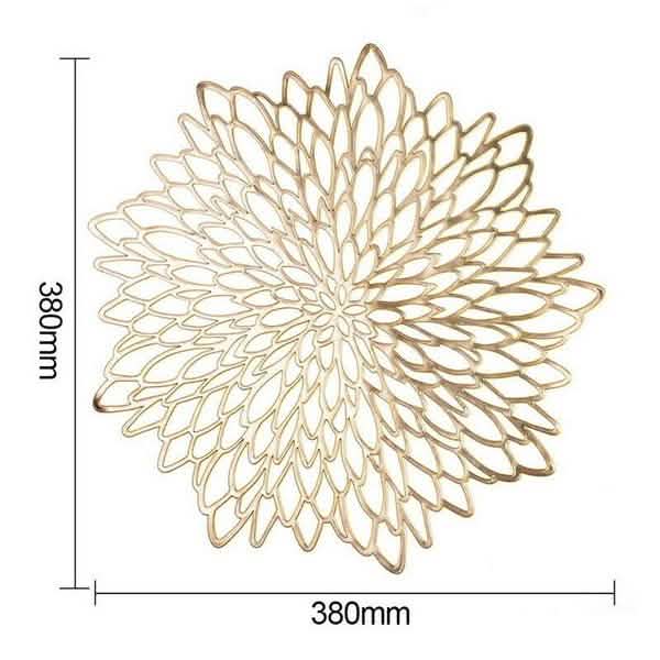 Silver and Gold Decorative Placemats Kitchen & Dining - DailySale