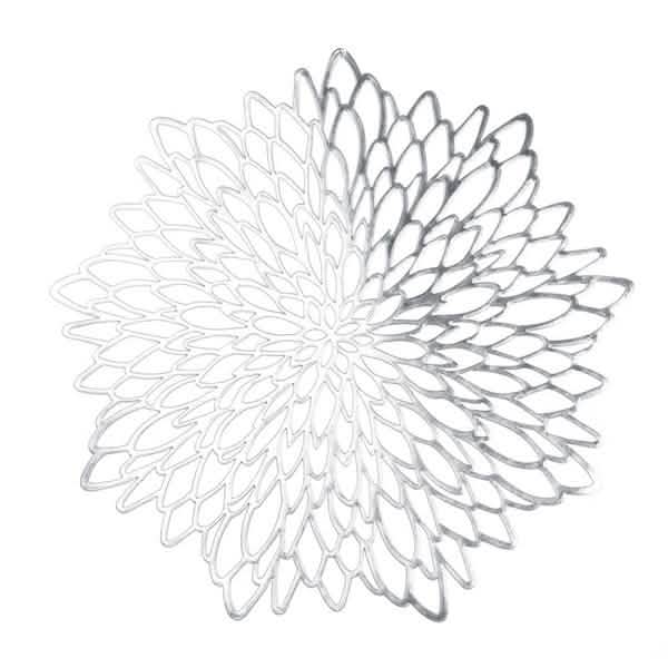 Silver and Gold Decorative Placemats Kitchen & Dining Silver 1-Piece - DailySale