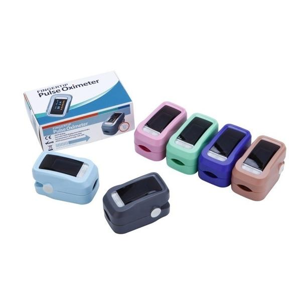 Simple Finger Pulse Oximeter Blood Pressure Monitor Heart Rate Portable Wellness - DailySale