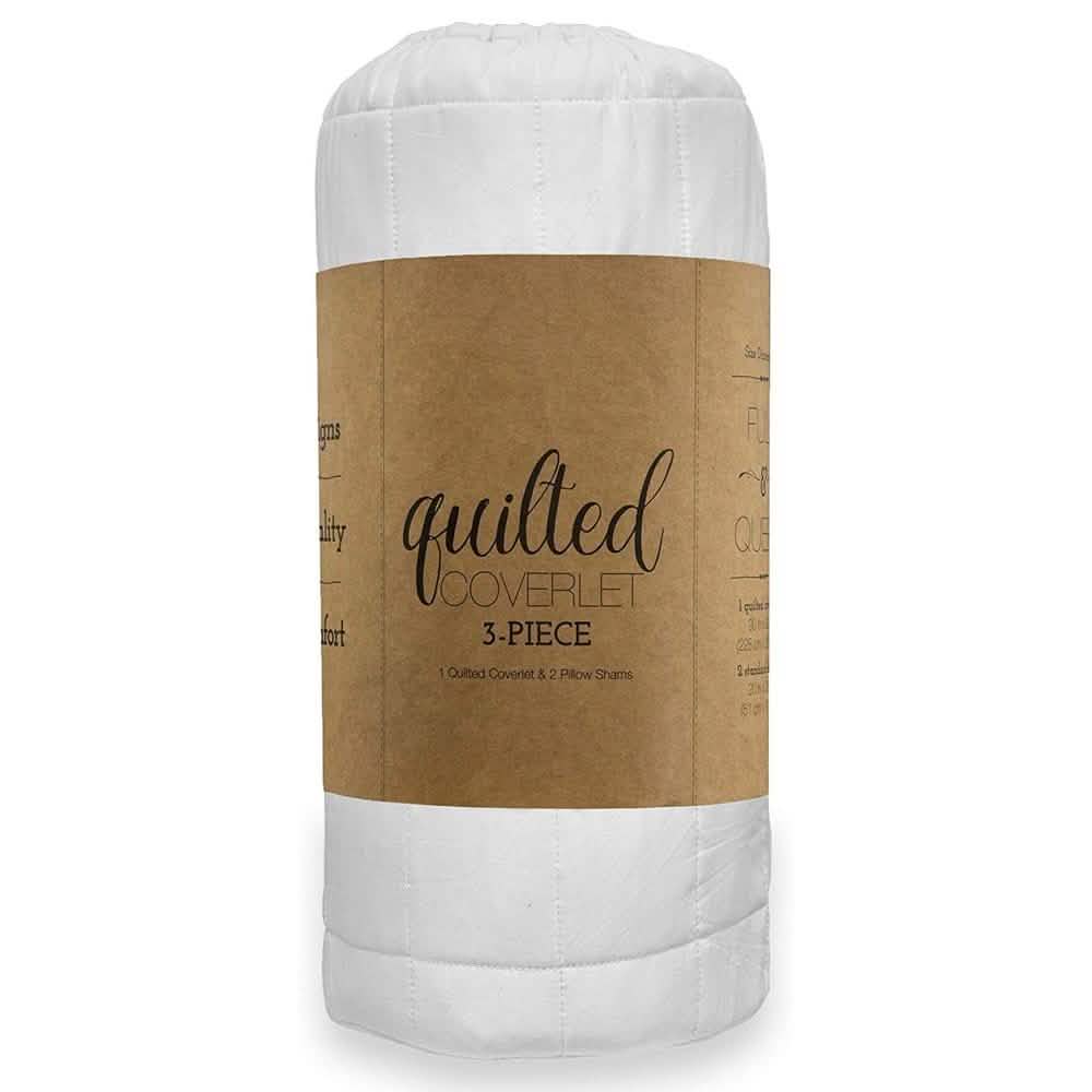 Simply Soft Quilted Coverlet Set - Assorted Styles Linen & Bedding - DailySale