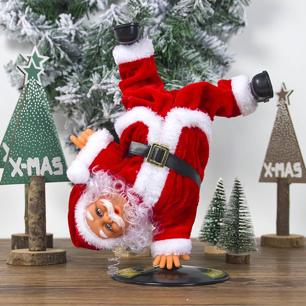 Singing & Dancing Santa Claus Doll Holiday Decor & Apparel - DailySale