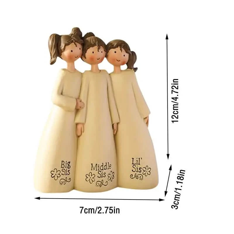 Sisters And Friends Sculpture Decorative Ornaments Holiday Decor & Apparel - DailySale