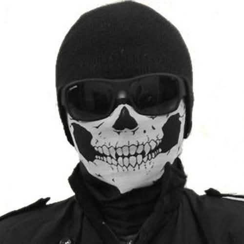 Skull Face Bandana Mask and Neck Gaiter Face Masks & PPE - DailySale