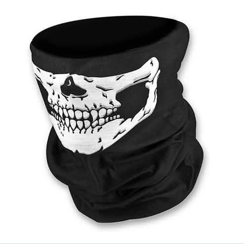 Skull Face Bandana Mask and Neck Gaiter Face Masks & PPE - DailySale