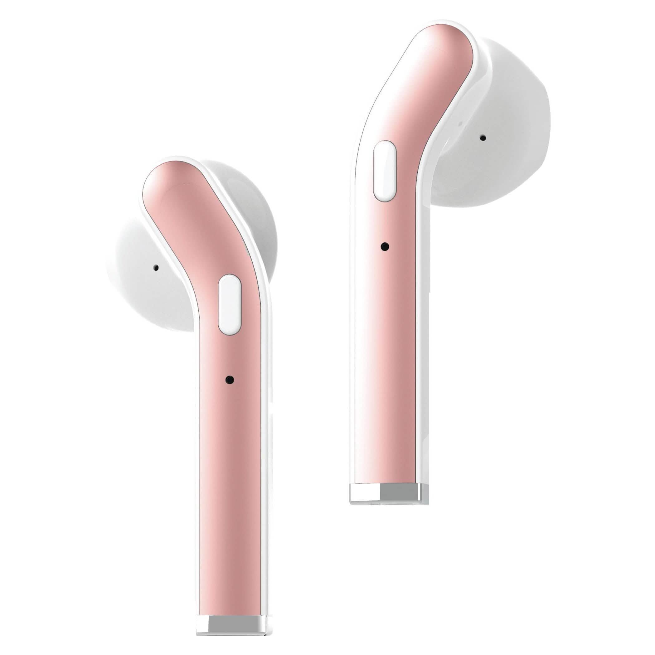 Set of pink Sleek True Wireless Earbuds without a case