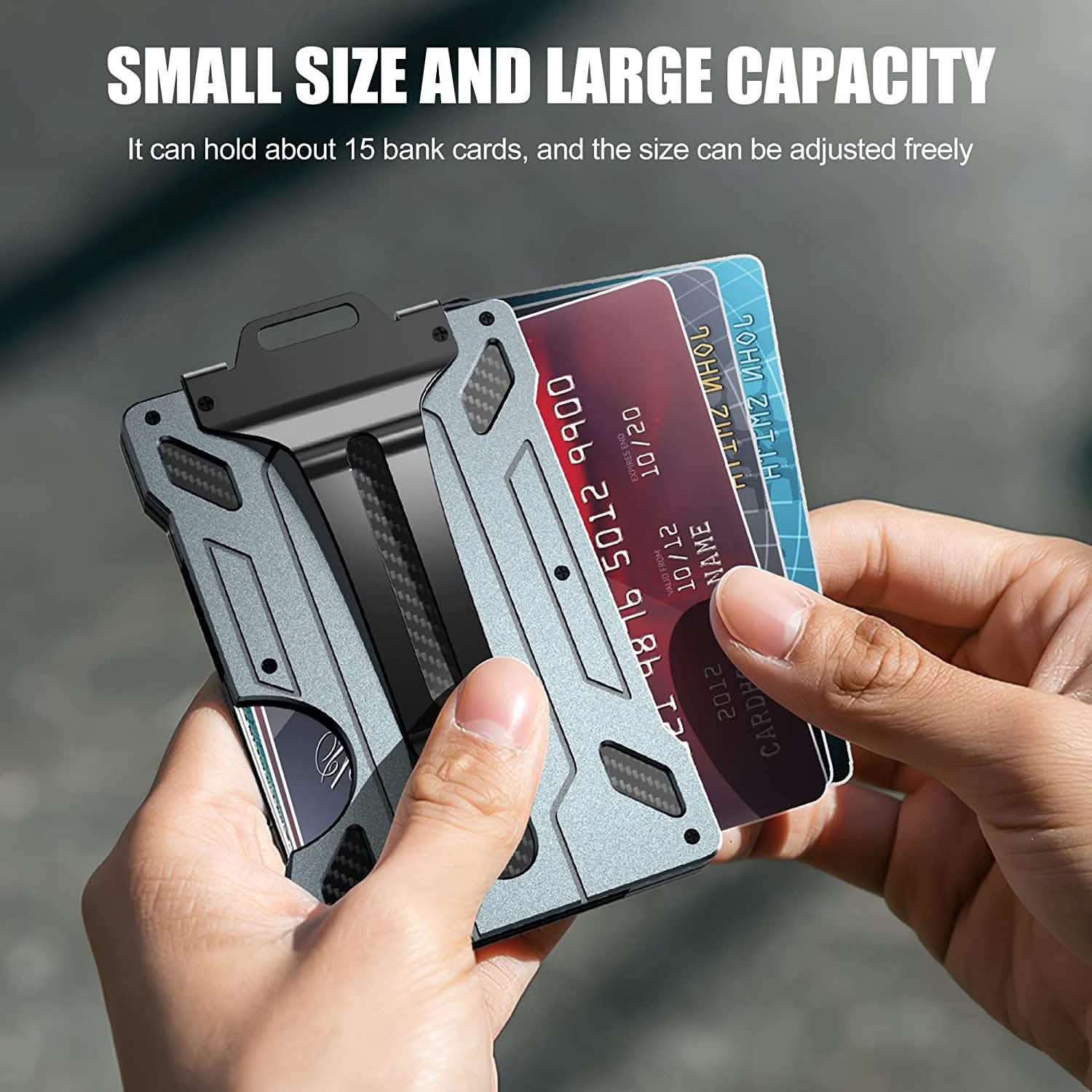 Slim Aluminum Metal Money Wallet Bags & Travel - DailySale