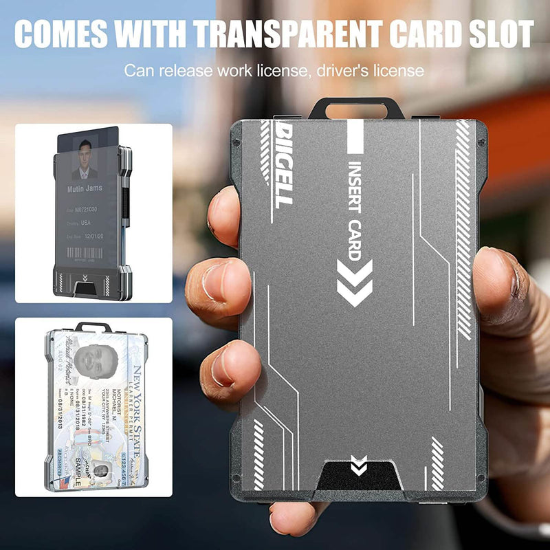 Slim Aluminum Metal Money Wallet Bags & Travel - DailySale