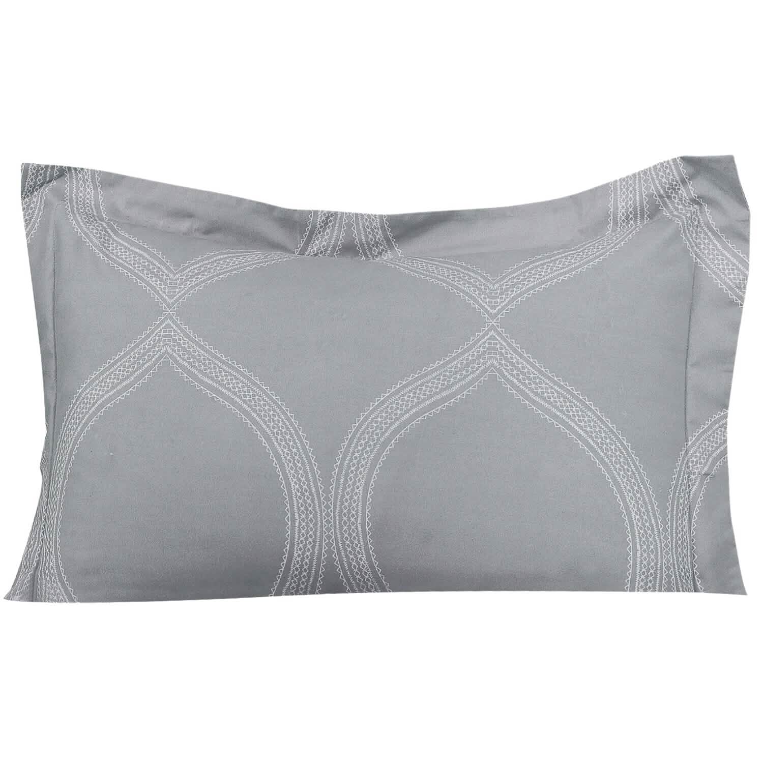 Sloane Street Ogee Bed in a Bag with Solid Reverse Comforter Bedding - DailySale