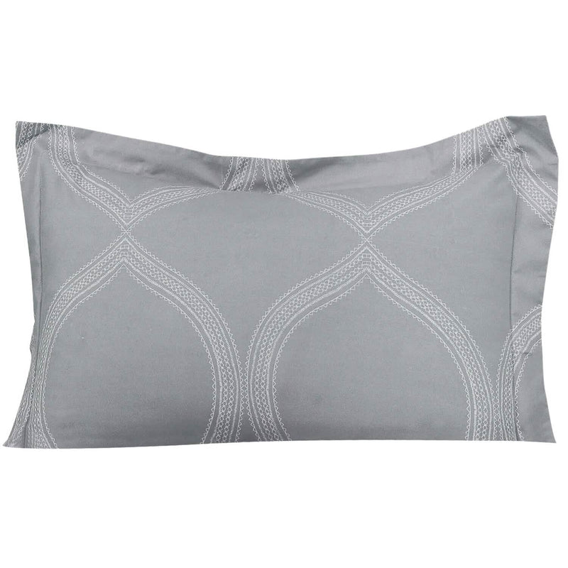 Sloane Street Ogee Bed in a Bag with Solid Reverse Comforter Bedding - DailySale