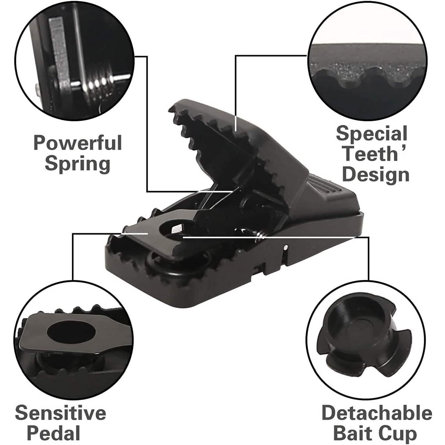 Small Effective Sanitary Safe Mouse Catcher for Family and Pet Pest Control - DailySale