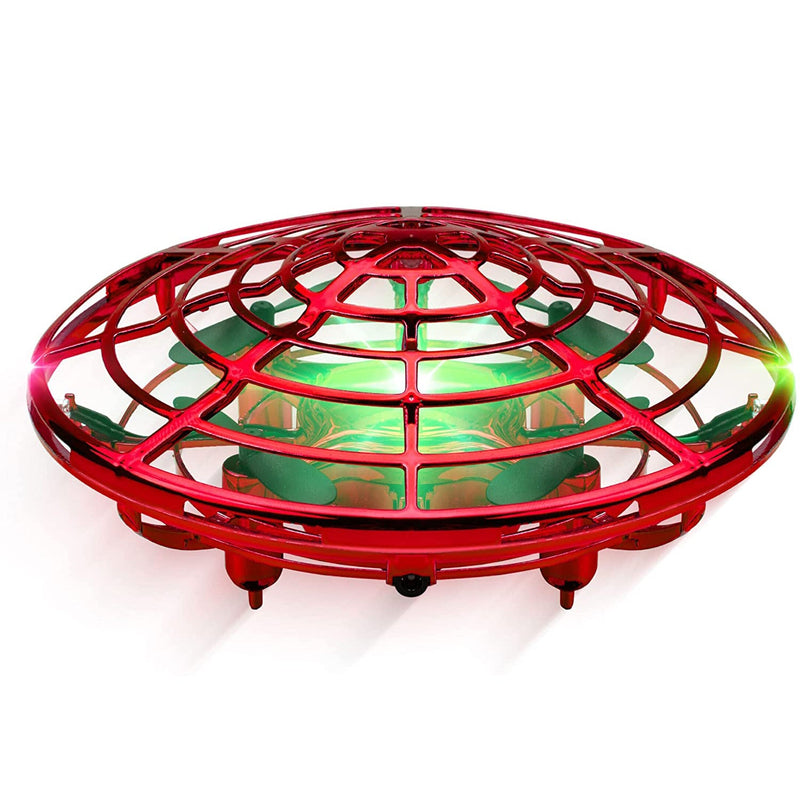 Small UFO Flying Ball Drone Toy Toys & Games Red - DailySale