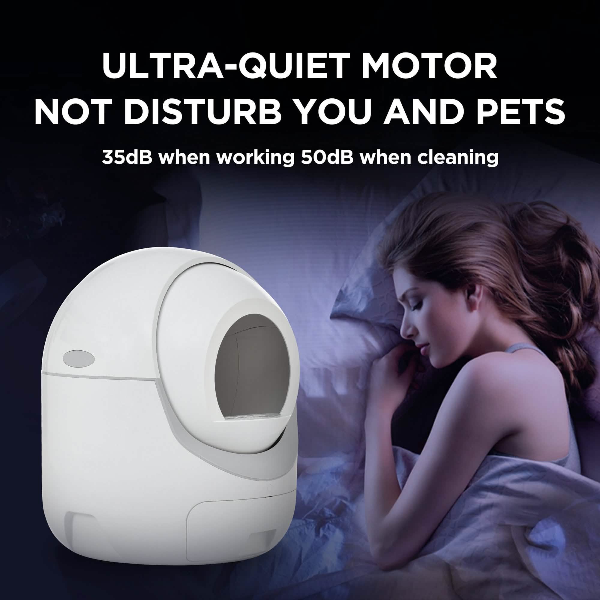 Smart Automatic Litter Box, Self -Cleaning Cat Litter Box for Multiple Cats Pet Supplies - DailySale