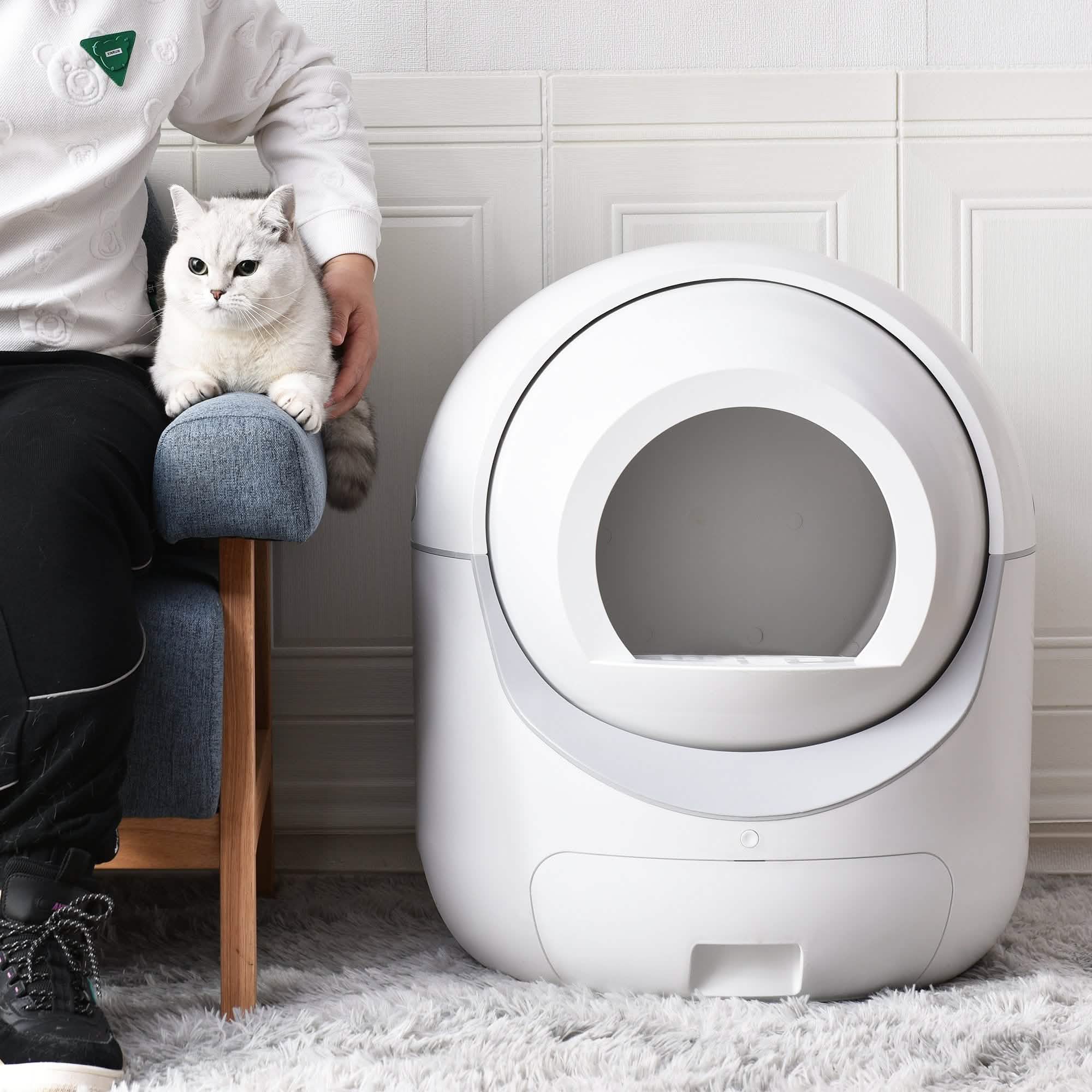 Smart Automatic Litter Box, Self -Cleaning Cat Litter Box for Multiple Cats Pet Supplies - DailySale