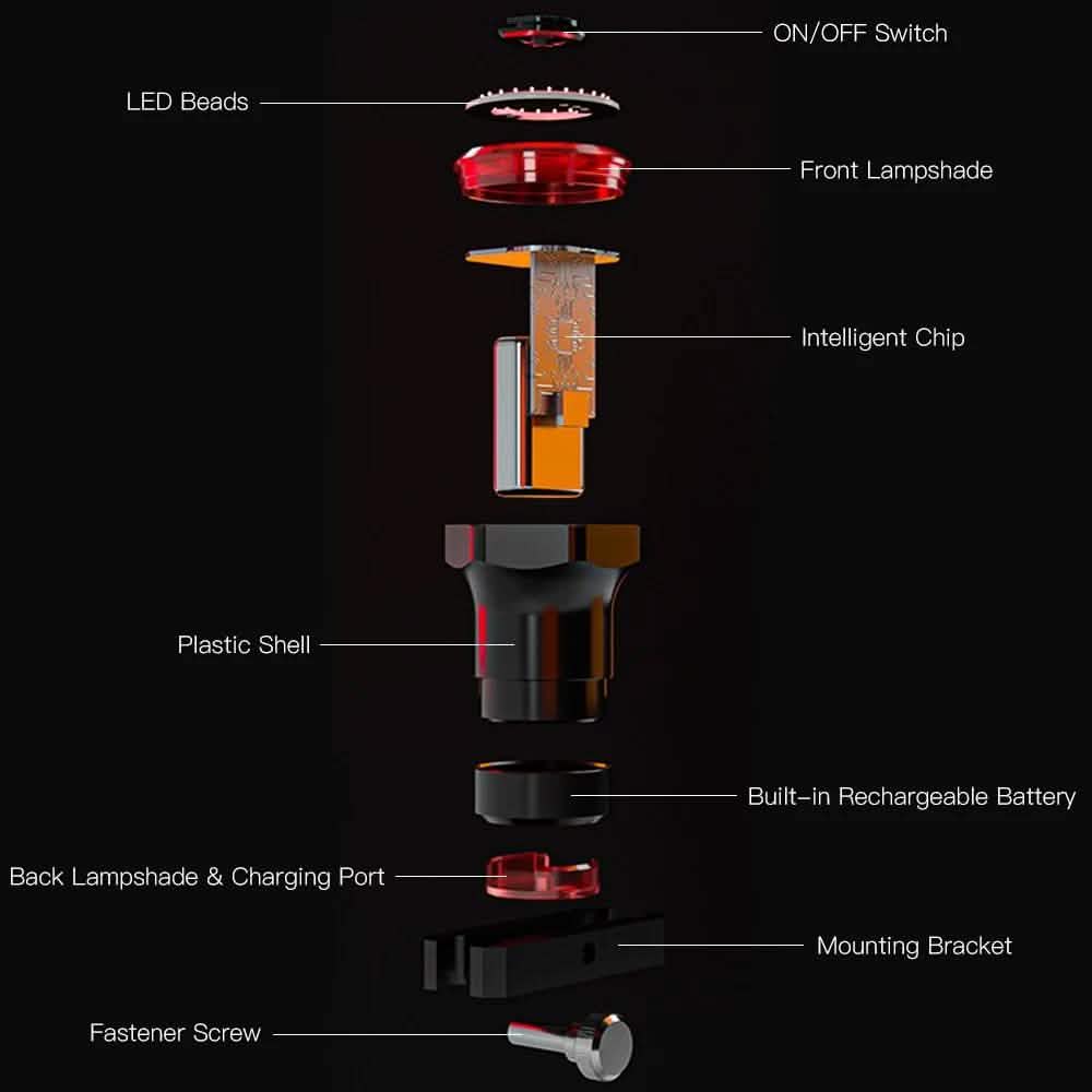 Smart Bike Tail Light Sports & Outdoors - DailySale