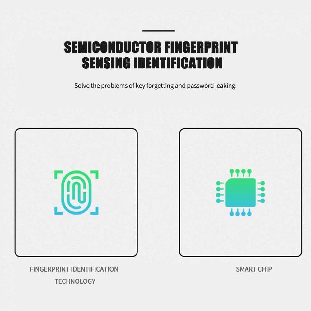 Smart Fingerprint Small Size Cabinet Dormitory Anti-theft Lock Everything Else - DailySale