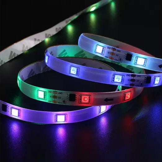 Smart Home Sound Activated Multi-Color LED Light Strip with Remote Indoor Lighting - DailySale